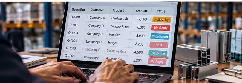 Иллюстрация учета и отслеживания статусов предложений в продажах B2B